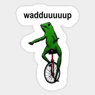 Dat Boi Meme Whaddup Sticker